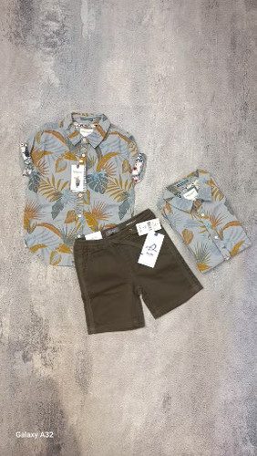 پیرهن تک ، برند denim&flower, هندی، شلوارک برند DL1961